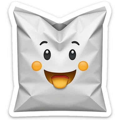 Barf Bag Emoji sticker