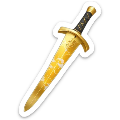 Kintsugi sword sticker