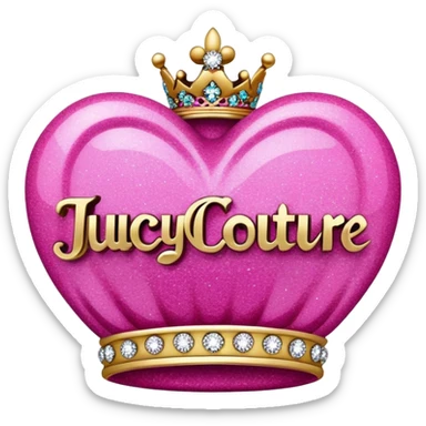 Juicy couture logo sticker