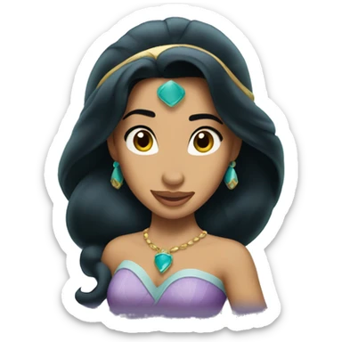 Disney Princess Jasmine sticker