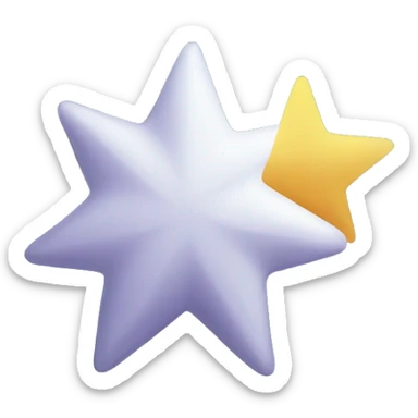 half a star sticker