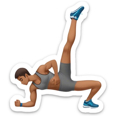 side-view situps sticker