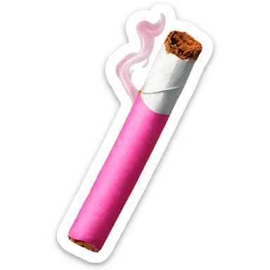 Pink cigarettes  sticker