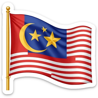 bendera malaysia sticker