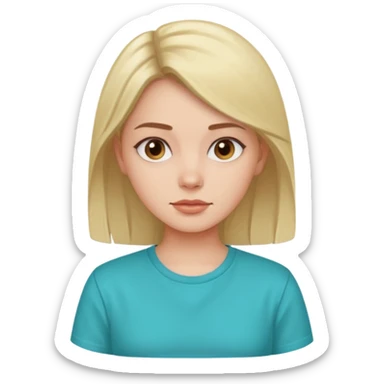 i like the on bottom left, give her turquoise shirt sticker