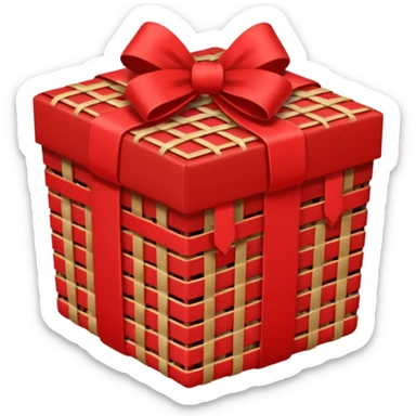 Return gift net hamper sticker