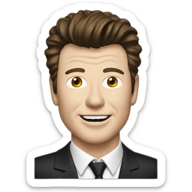 singer and song writer Rick Astley sticker