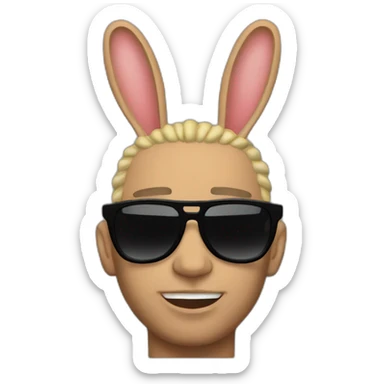 bad bunny reggaeton sticker