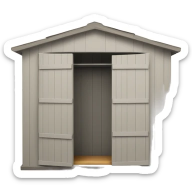 Build a closet shed sticker