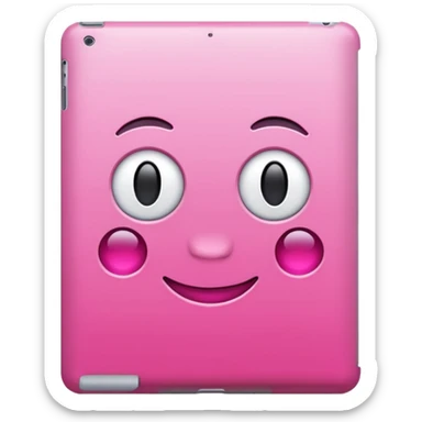 pink ipad  sticker