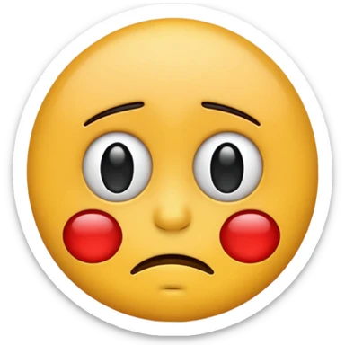 sad emoji the actual emoji sticker