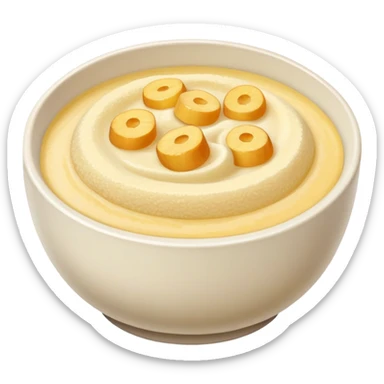 bowl of semolina sticker
