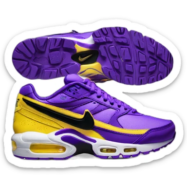 Nike air max BW TN Violet Black Yellow llow  sticker