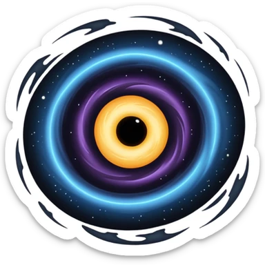 black hole sticker
