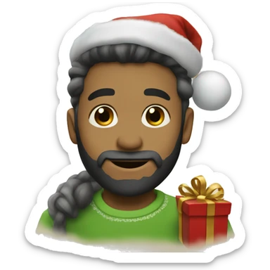 A christmas wish list sticker