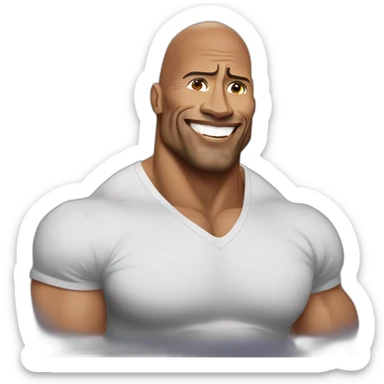 Dwayne Johnson a la sale sticker