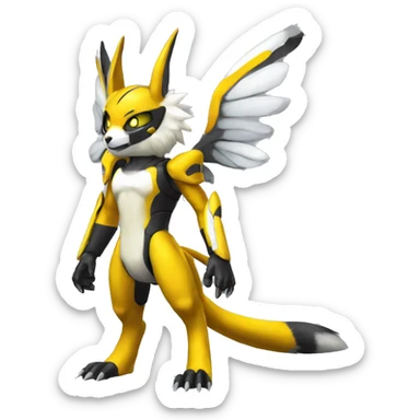 Metabee Renamon full body sticker