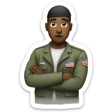 Tired young vet sticker