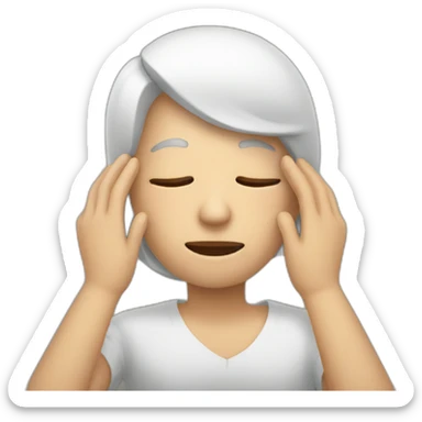 saying goodbye to a headache sticker