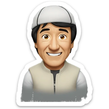 jackie chan sticker