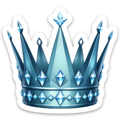 crystal crown sticker