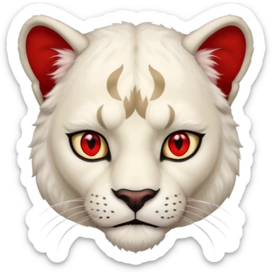 white panther emoji. As one would see on discord, that looks like Samuel Ayers from "The Smoke Room". make sure his eyes are red NO RED EARS sticker