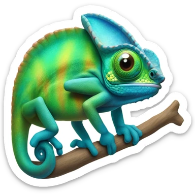 Chameleon pascal sticker