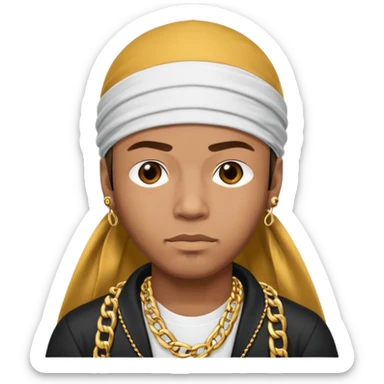 True brown style Filipino gangster while hdi sticker