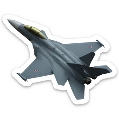 Fighter jet sticker