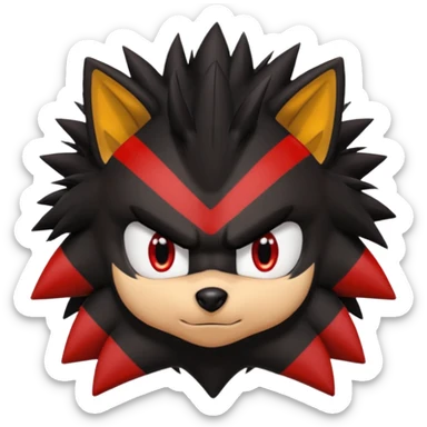 Shadow the Hedgehog sticker