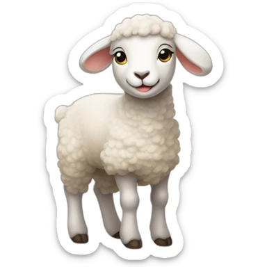 Lamb sticker