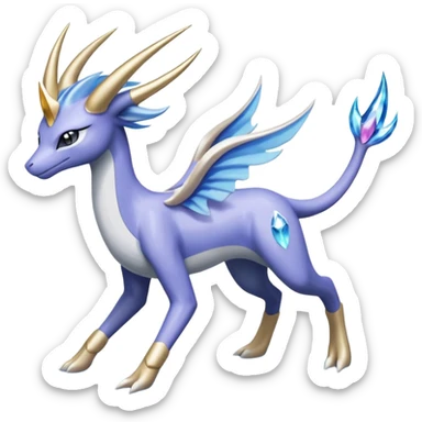 Cresselia-Suicune-Amaura-Dialga-fusion sticker