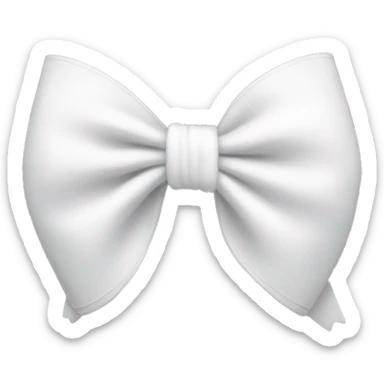 white bow sticker