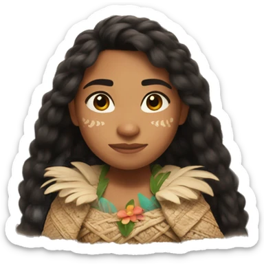 Moana from púa  sticker