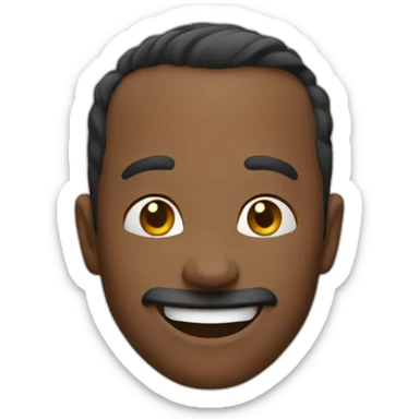 happiest emoji ever sticker