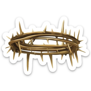 Crowns of thorns sticker