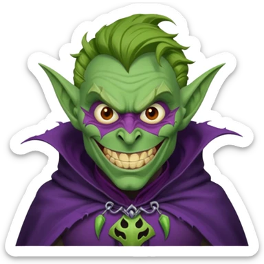 evil Green Goblin sticker