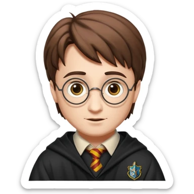 Harry Potter and rown sticker