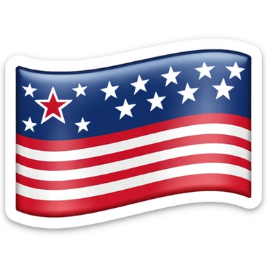american south states flag sticker