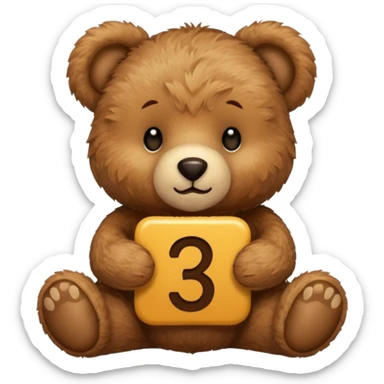 31 çeken ayı sticker