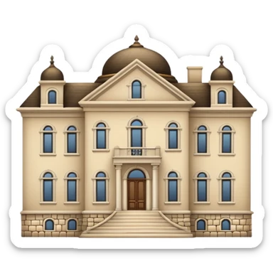 A mansion sticker