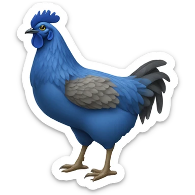blue hen sticker