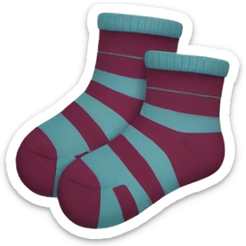 a pair of socks sticker