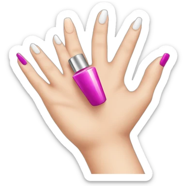 nail polishing sticker