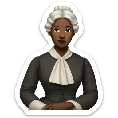 19th century yang white woman sticker