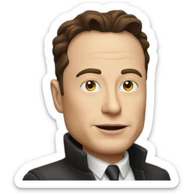 Elon Musk jew sticker