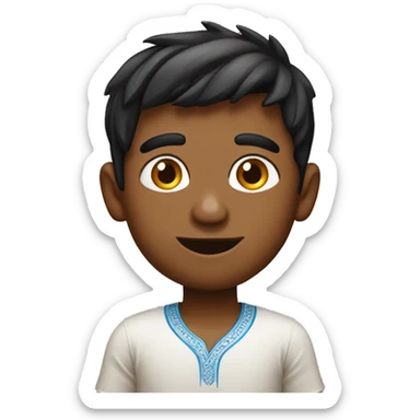 Indian boy SG bat sticker