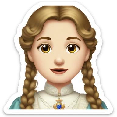 Grand Duchess Anastasia, Romanov, Nikola ￼ sticker