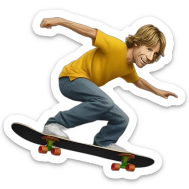 Rodney Mullen dark slide sticker