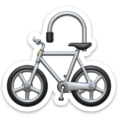 Bike lock sticker